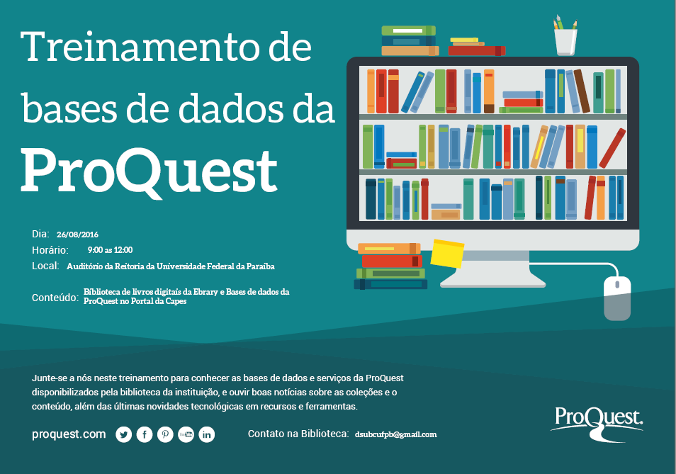 Treinamento ProQuest Treinamento ProQuest