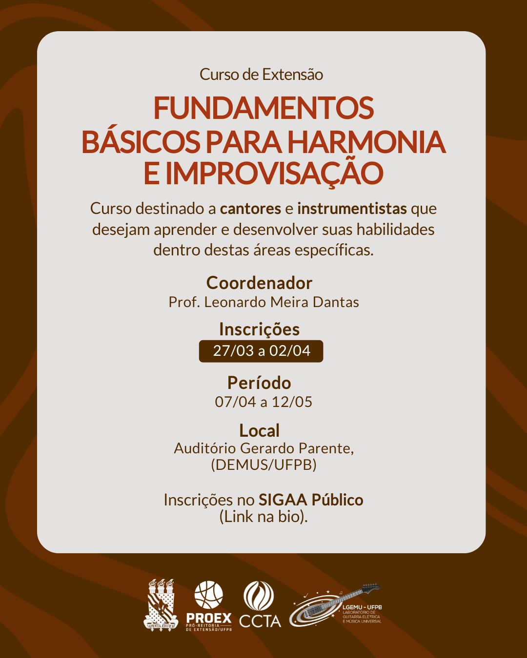Curso de Harmonia - Léo Meira 2025.1