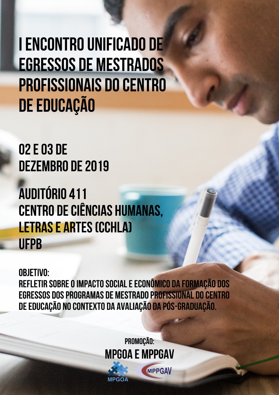 I ENCONTRO DE EGRESSOS - MPPGAV E MPGOA