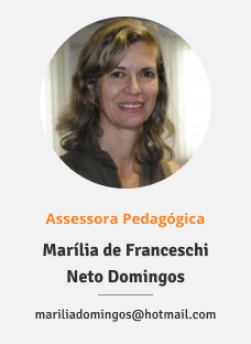 Foto da assessora pedagógica Marília de Franceschi Neto Domingos. E-mail: mariliadomingos@hotmail.com