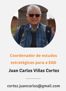 Foto do coordenador de estudos estratégicos para a EAD Juan Carlos Viñas Cortez. E-mail: cortez.juancarlos@gmail.com