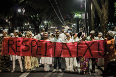 Segundo o Fórum Paraibano da Diversidade Religiosa, no ano passado, foram registradas pelos menos 123 denúncias de intolerância religiosa no estado. Na imagem, manifestação contra crime racial e intolerância religiosa. Foto: Roger Cipó/Superinteressante