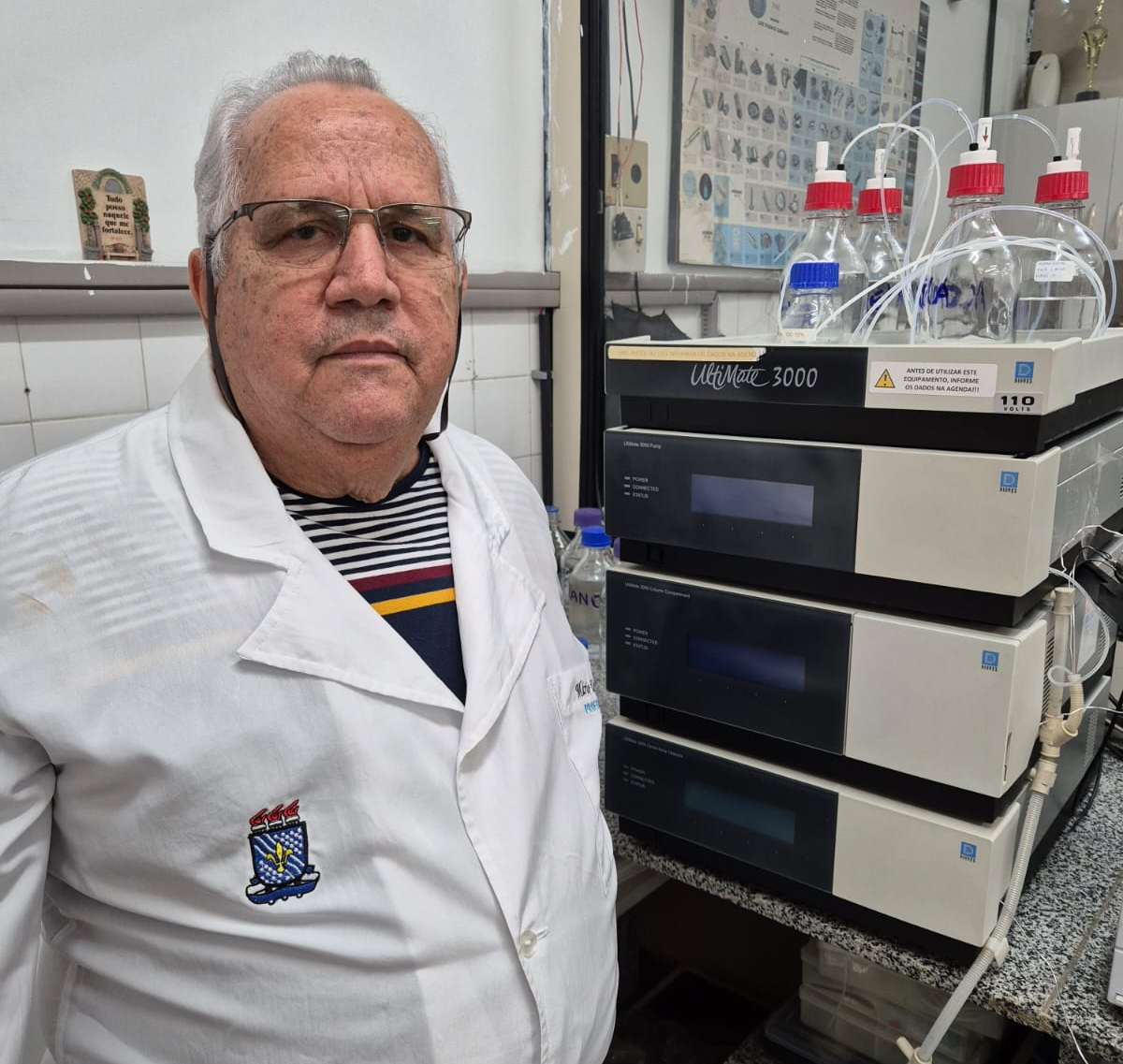 PROFESSOR DA UFPB RECEBERÁ MEDALHA CAROL COLLINS DA DIVISÃO DE QUÍMICA ANALÍTICA Foto: Arquivo Pessoal