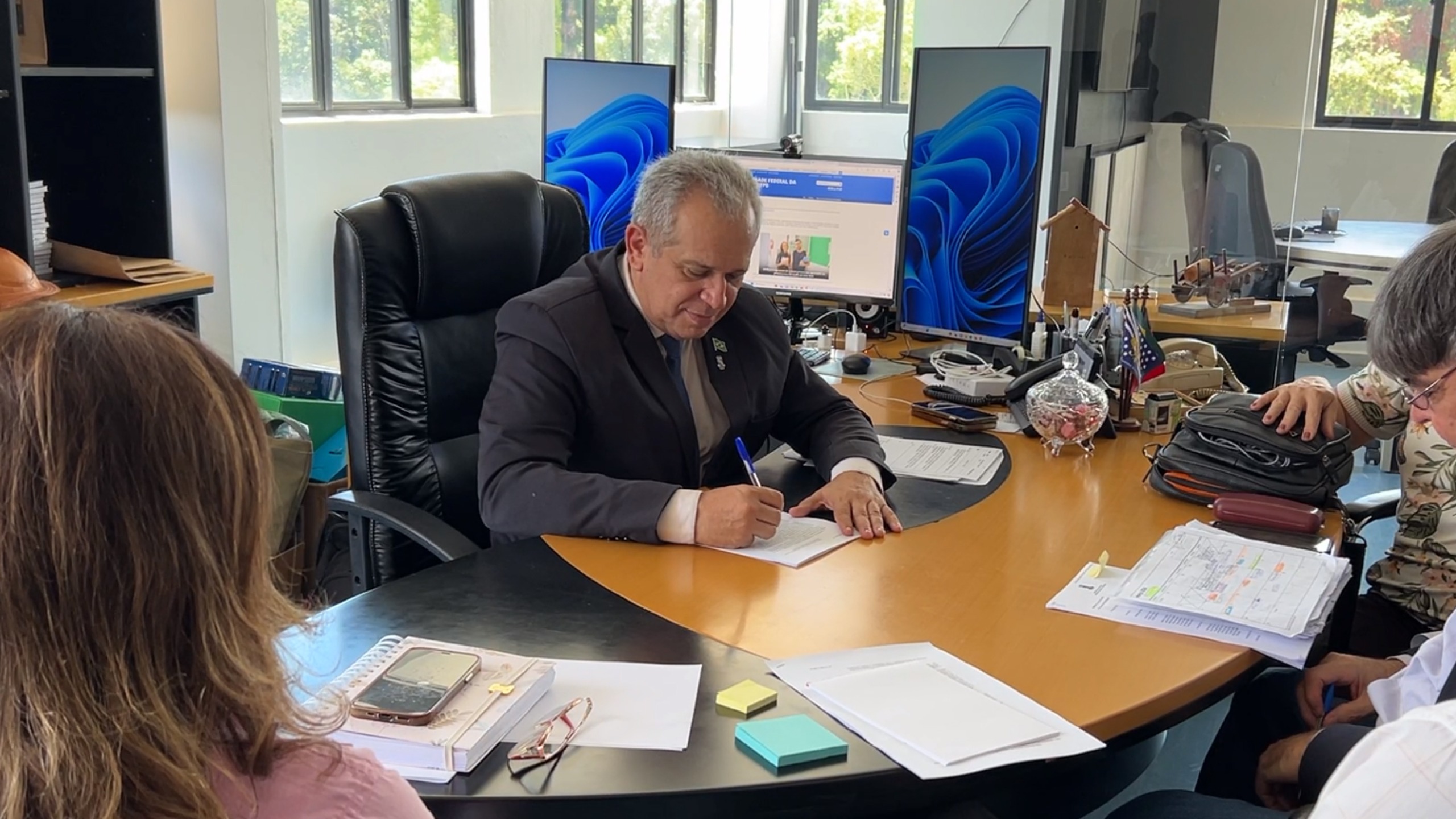 REITOR DA UFPB VETA PARCIALMENTE ARTIGO DE RESOLUÇÃO DO CONSEPE QUE RESTRINGIA ATIVIDADES DOS DOCENTES DO EBTT Foto: Gustavo Ribeiro