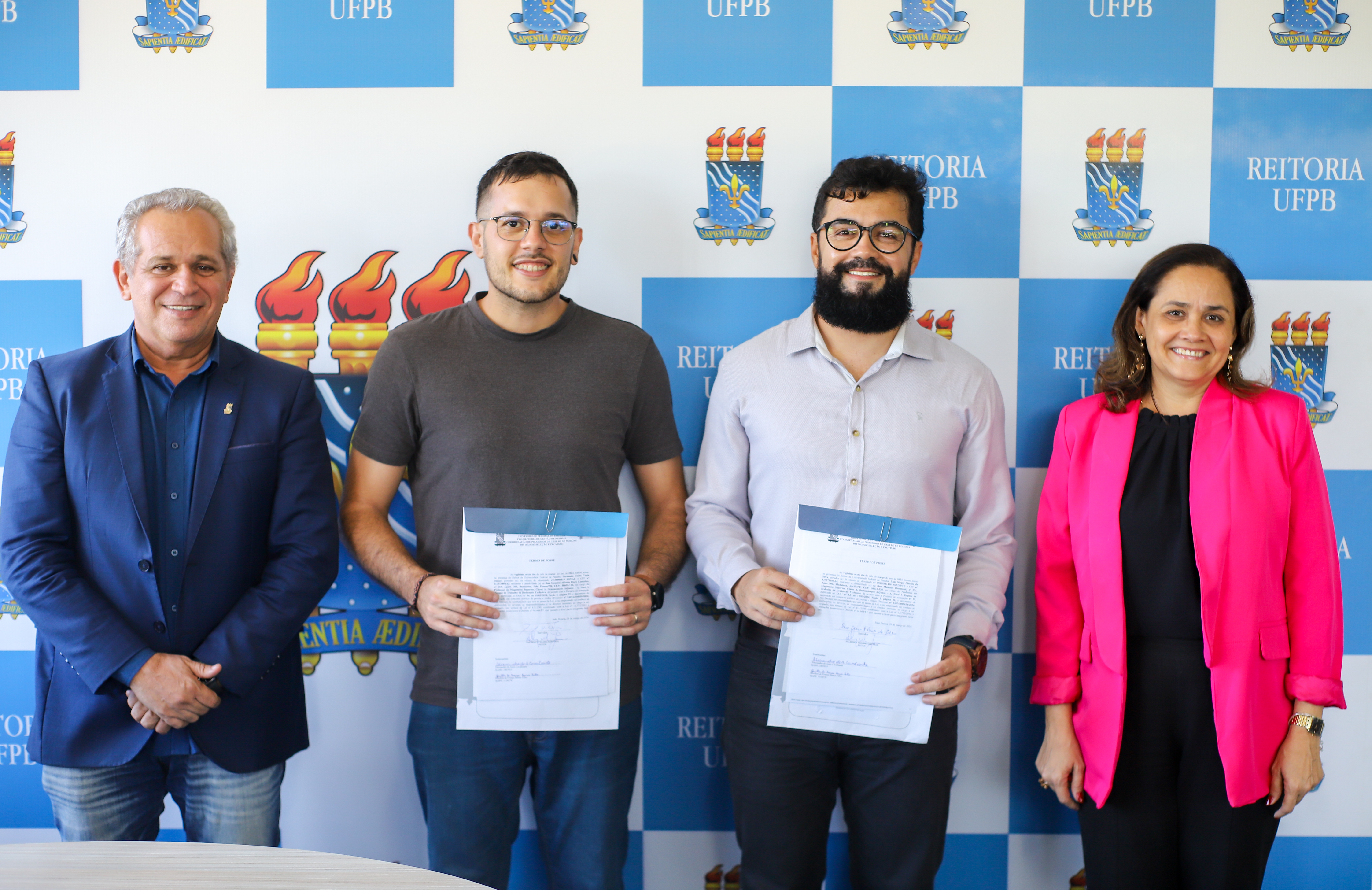 UFPB DÁ POSSE A DOIS NOVOS PROFESSORES DO MAGISTÉRIO SUPERIOR Foto: Angélica Gouveia