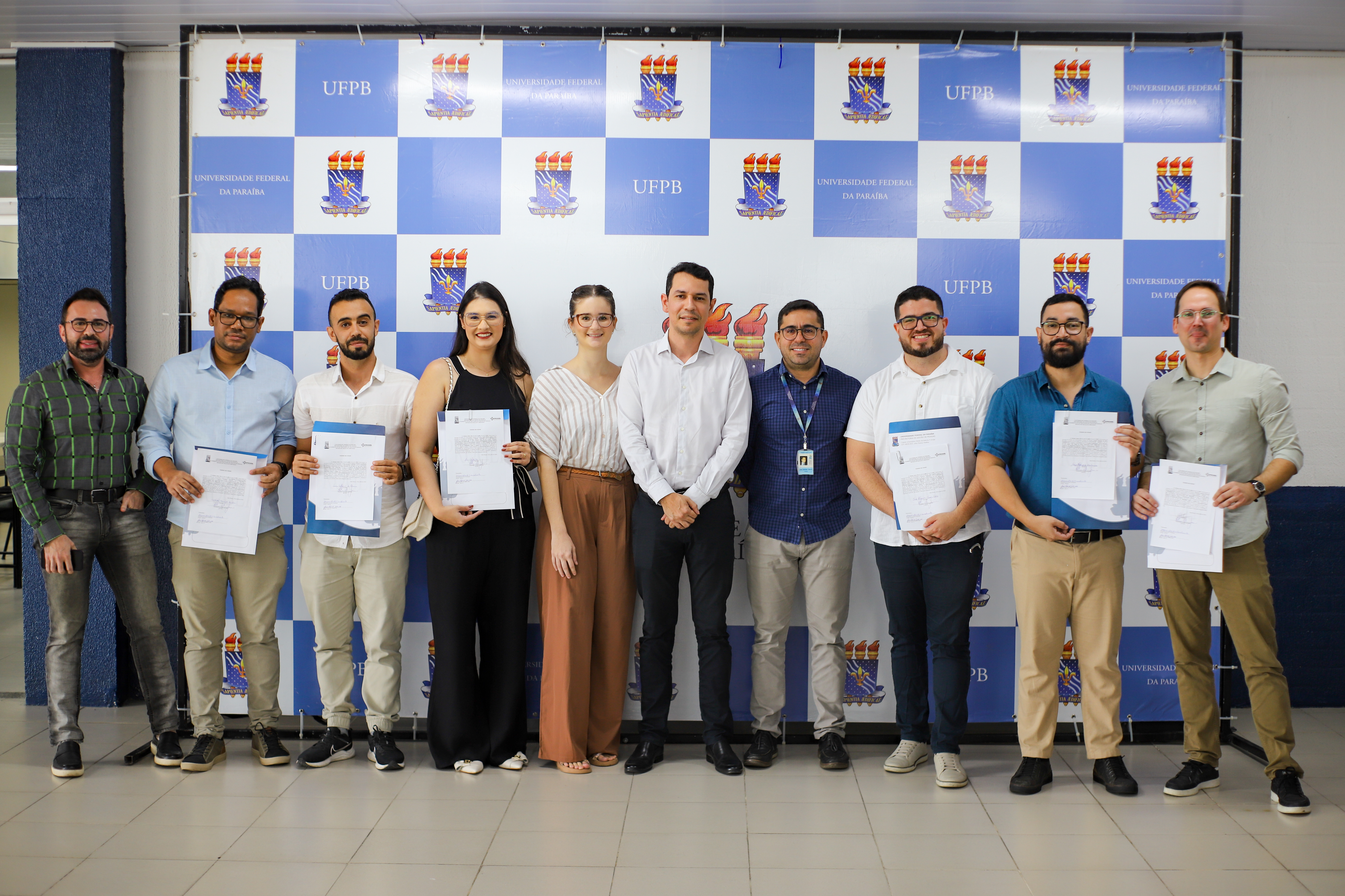 UFPB DÁ POSSE A SEIS PROFESSORES DO MAGISTÉRIO SUPERIOR Foto: Angélica Gouveia