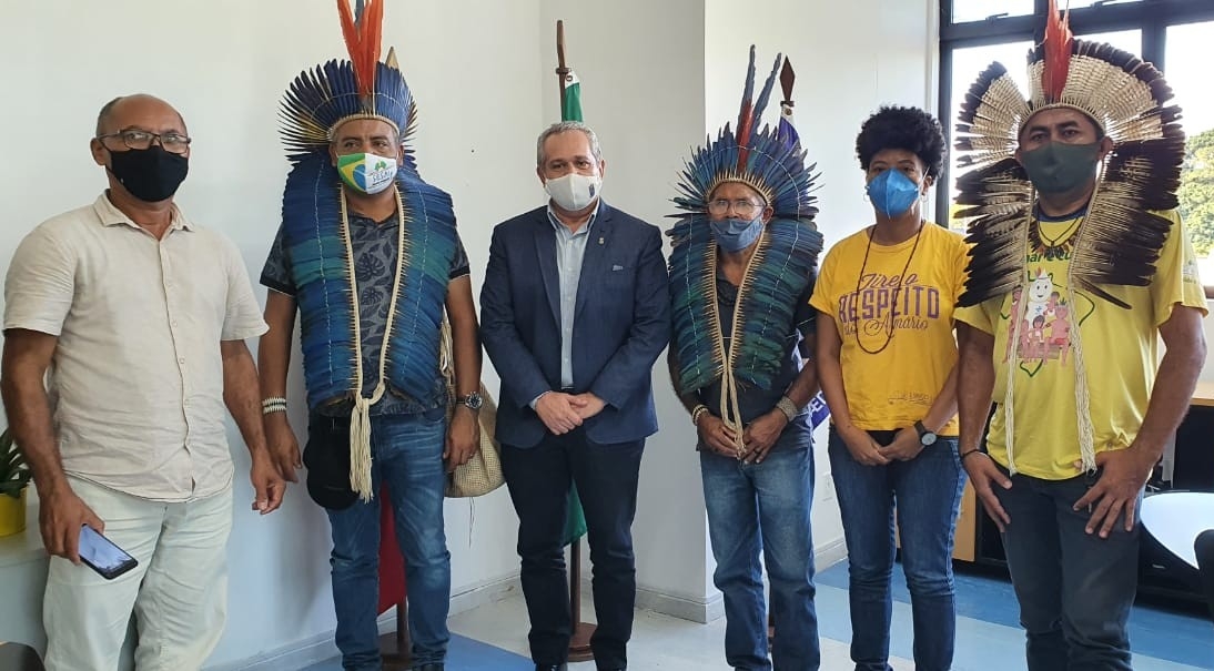 UFPB RECEBE INDÍGENAS POTIGUARAS PARA PARCERIAS EM BUSCA DE INVESTIMENTOS Foto: Aline Lins