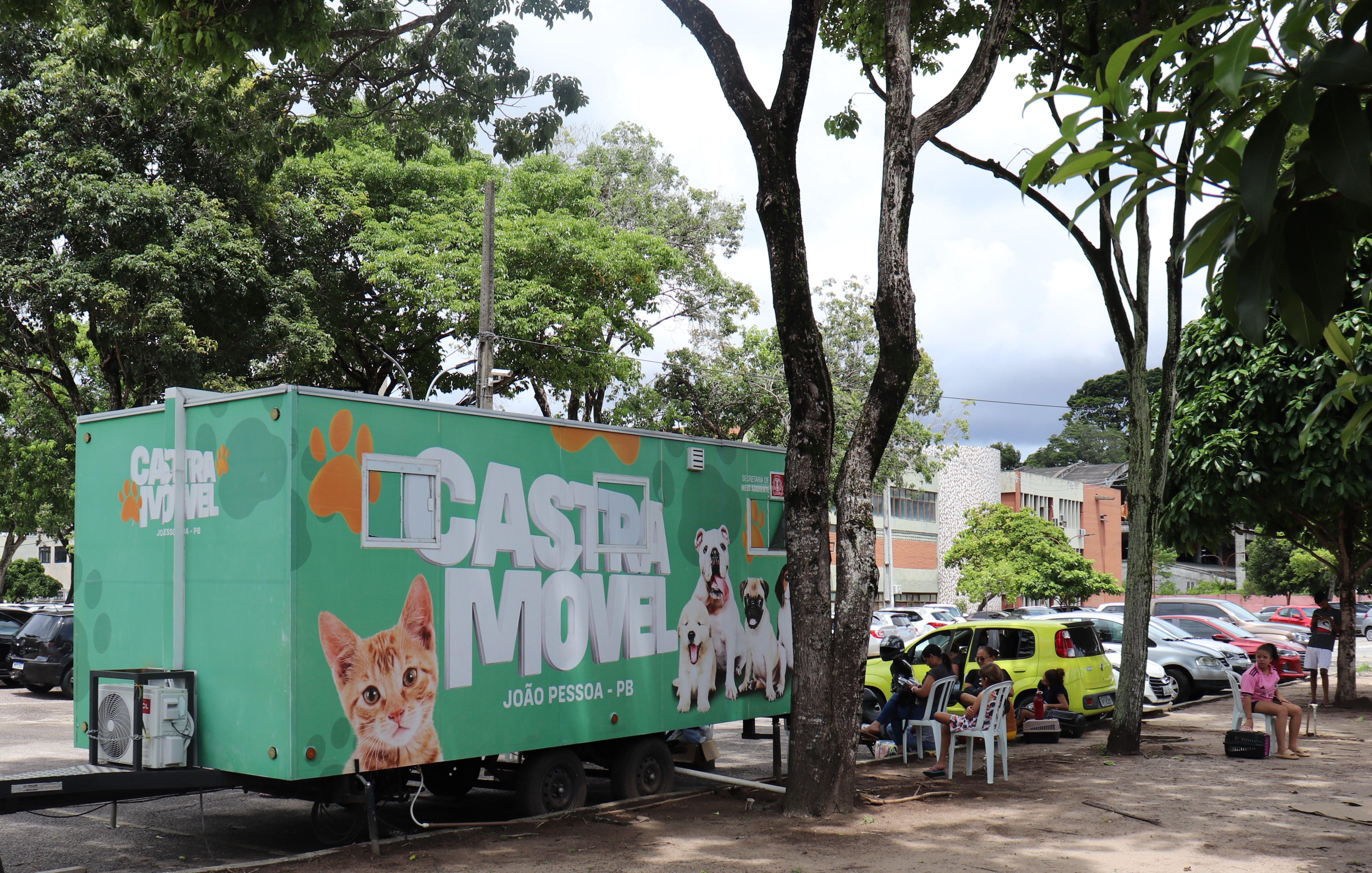 ÚLTIMA SEMANA DO CASTRAMÓVEL DA PREFEITURA DE JOÃO PESSOA NA UFPB Foto: Angélica Gouveia