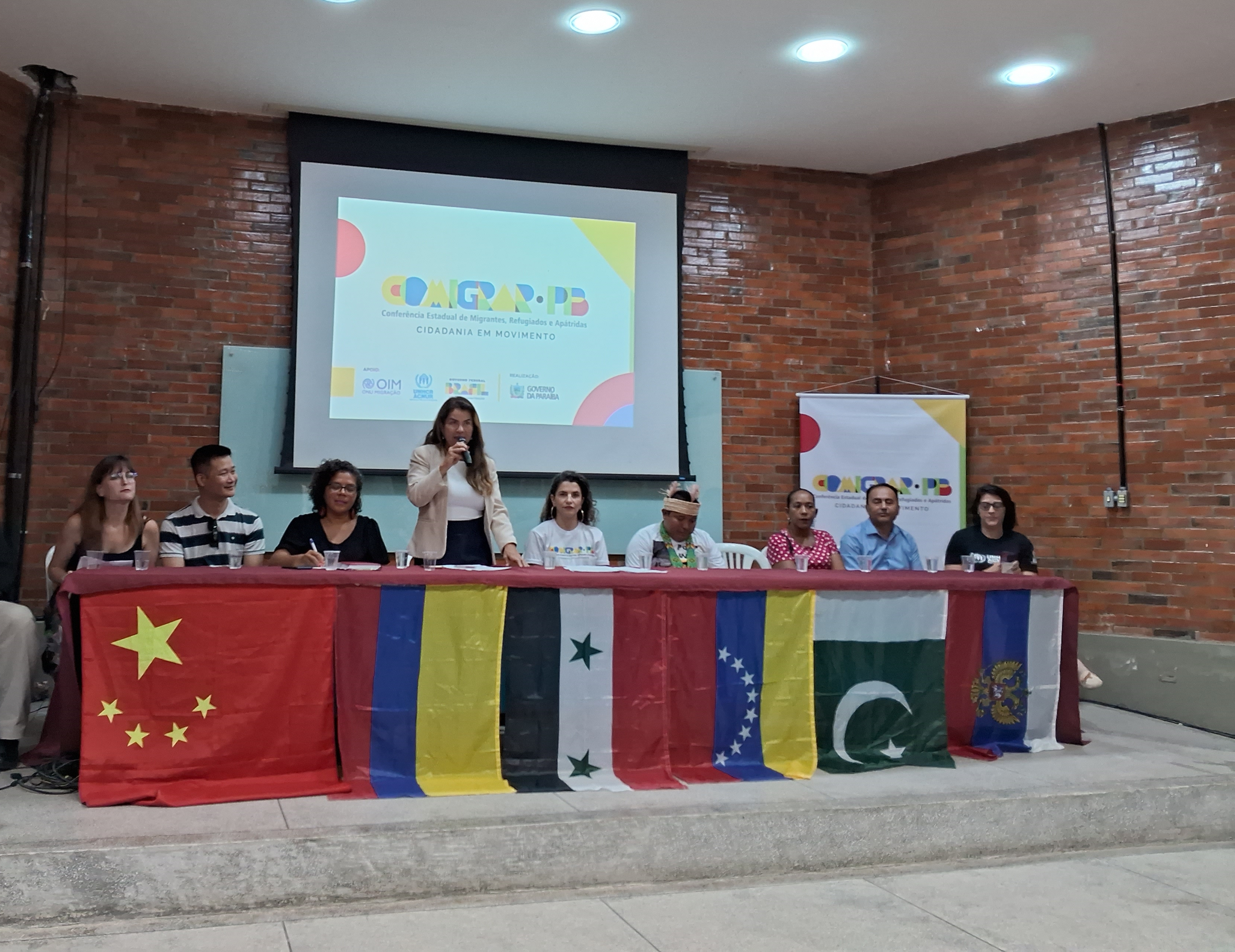 VICE-REITORA ABRE I CONFERÊNCIA ESTADUAL DE MIGRANTES, REFUGIADOS E APÁTRIDAS DA PARAÍBA Foto: Adrielle Macena